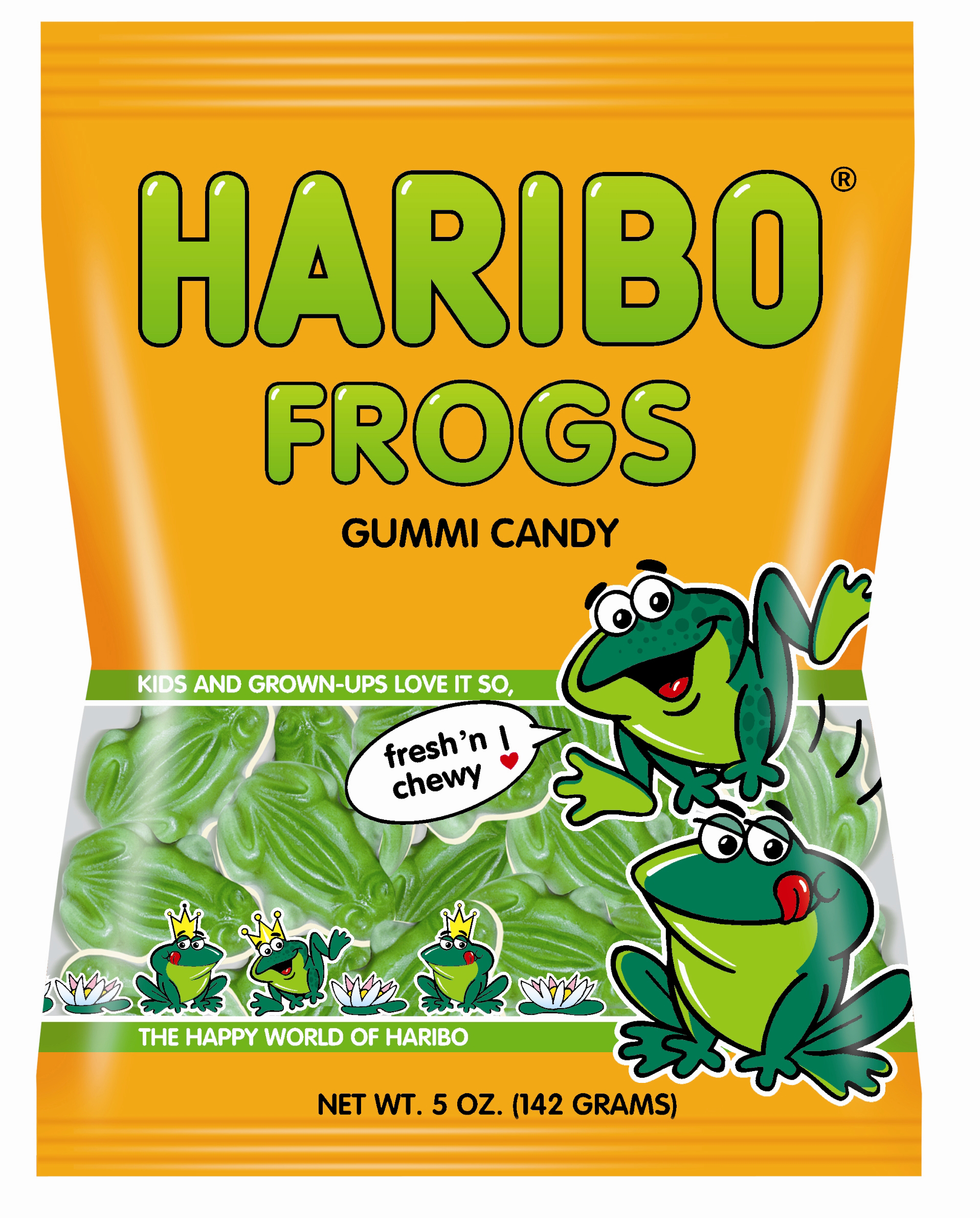 Haribo Peg Bag Frogs 5oz